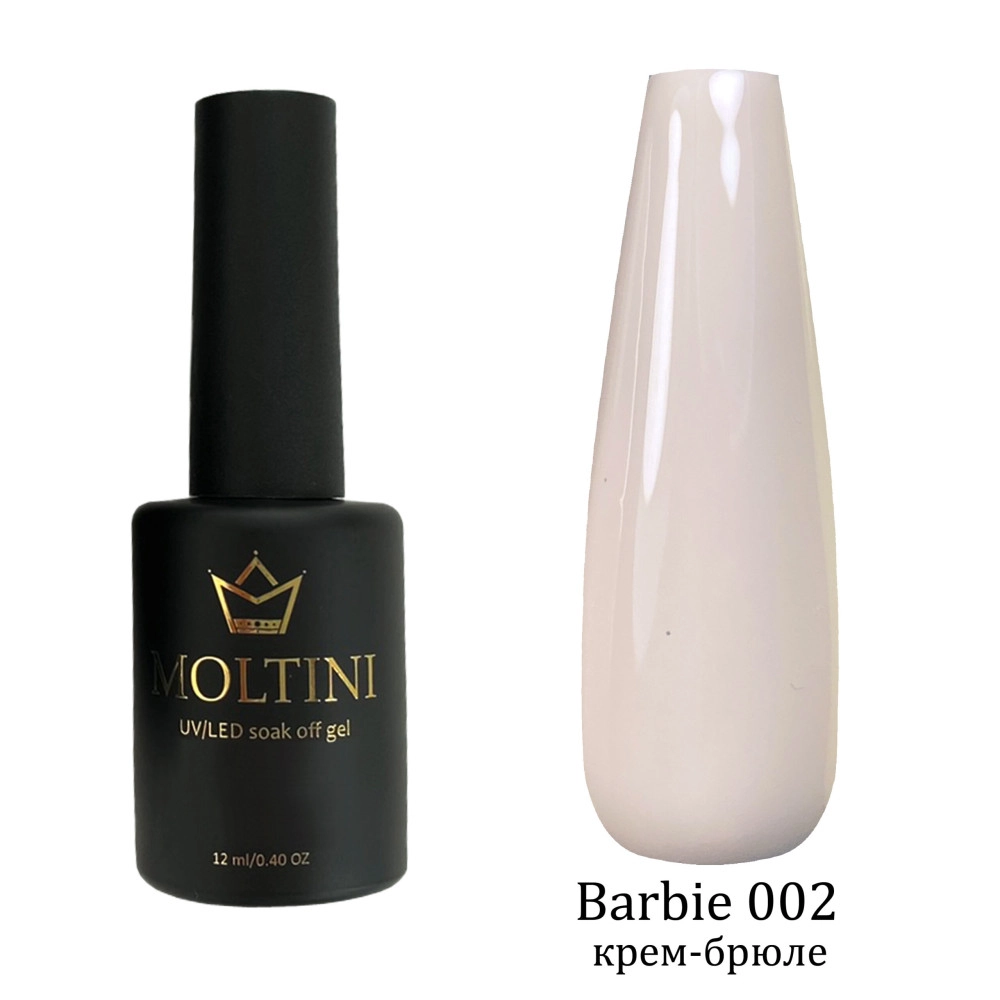 Moltini цветной гель-лак "Barbie" 002. 12 мл.
